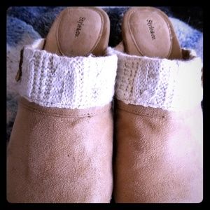 Suede Mules